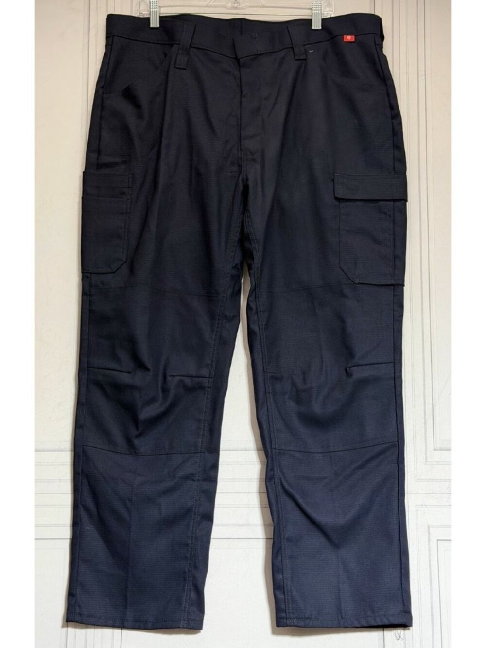 Bulwark FR Mens 40x30 Cargo Pants iQ Series Navy Blue Lightweight Comfort Pant